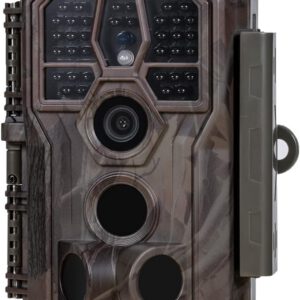 GardePro E5S Trail Camera, 64MP 1296p HD Video, Game Cameras with 100ft Night Vision Motion Activated Waterproof for Deer Wildlife Cam, Hunting